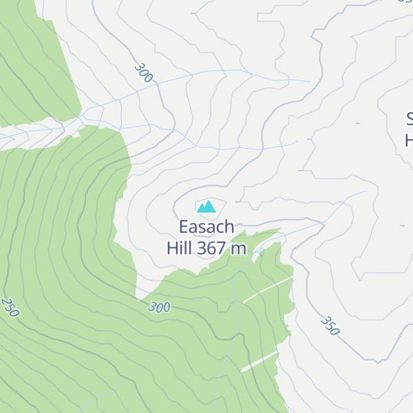 Map of Easach Hill