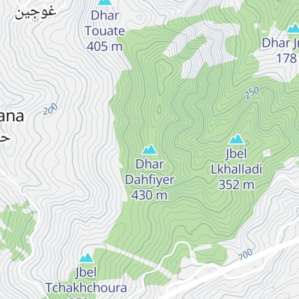 Map of Dhar Dahfiyer