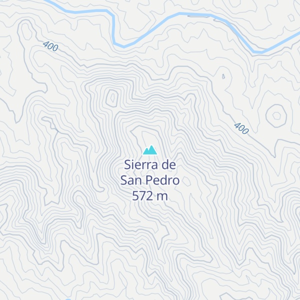 Map of Sierra de San Pedro