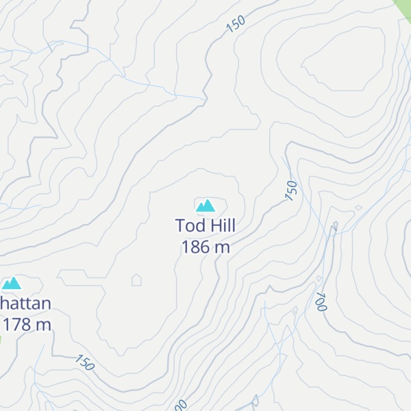 Map of Tod Hill