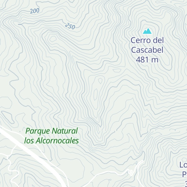 Map of Cerro del Lísano