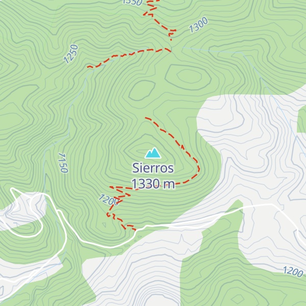 Map of Sierros