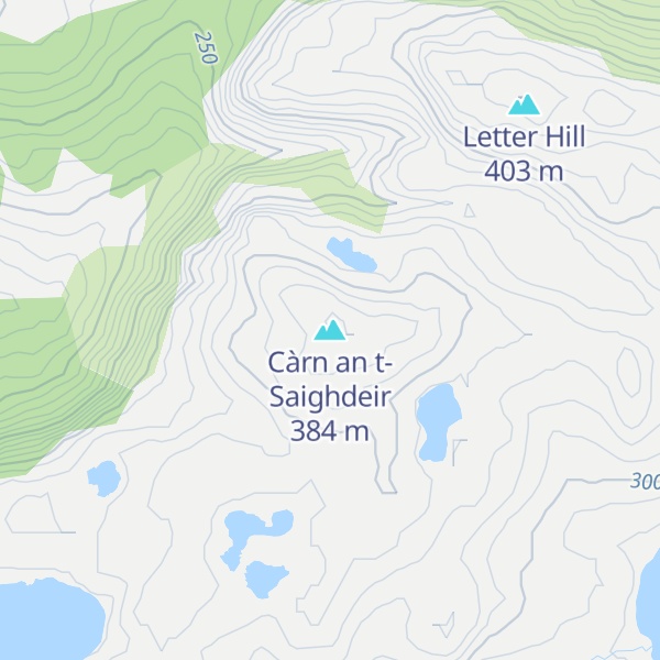 Map of Càrn an t-Saighdeir