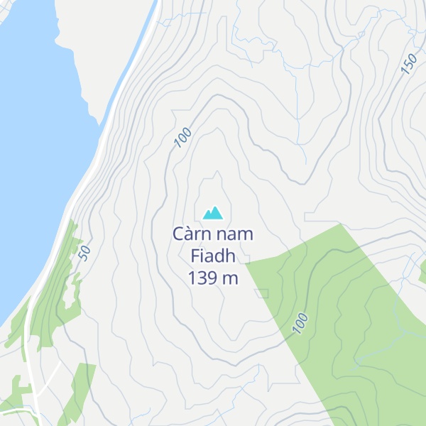 Map of Càrn nam Fiadh