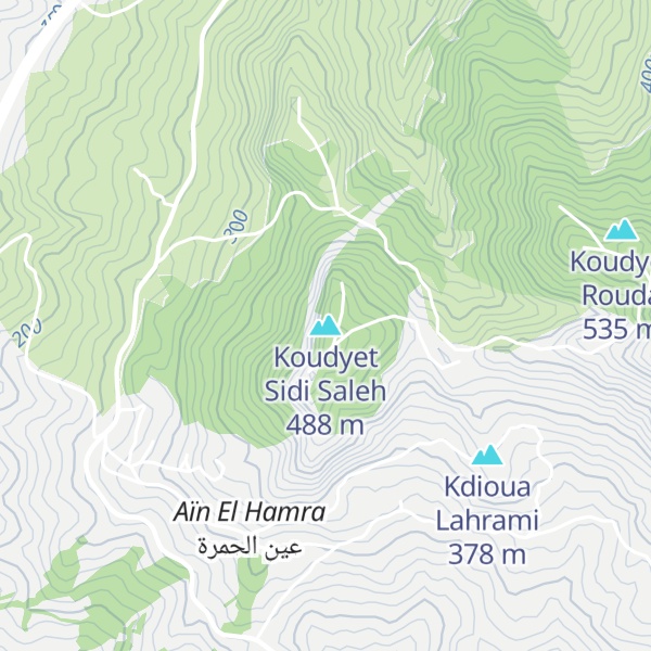 Map of Koudyet Sidi Saleh