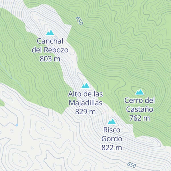 Map of Alto de las Majadillas
