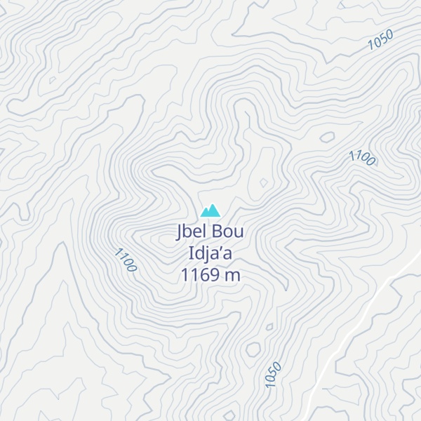 Map of Jbel Bou Idja’a