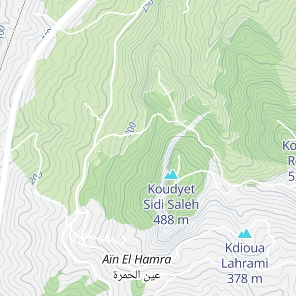 Map of Lkoudya Lamdaoura
