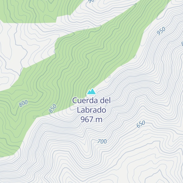 Map of Cuerda del Labrado