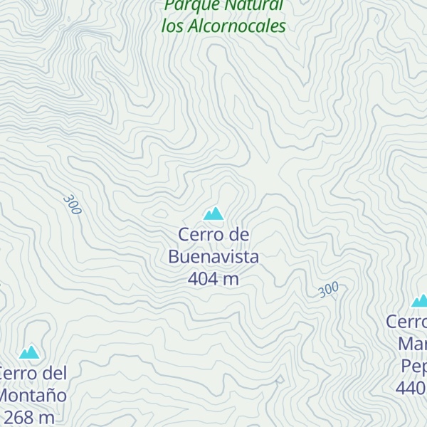 Map of Cerro de Buenavista