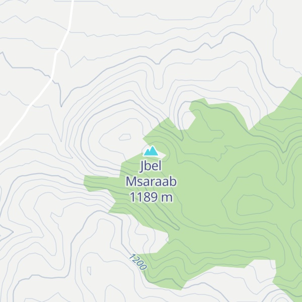 Map of Jbel Msaraab