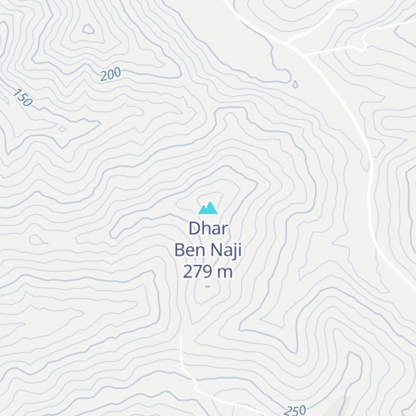 Map of Dhar Ben Naji