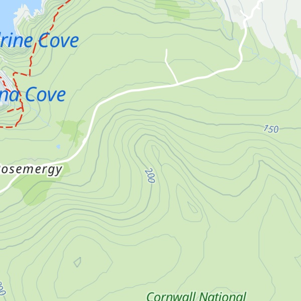 Map of Carn Galver