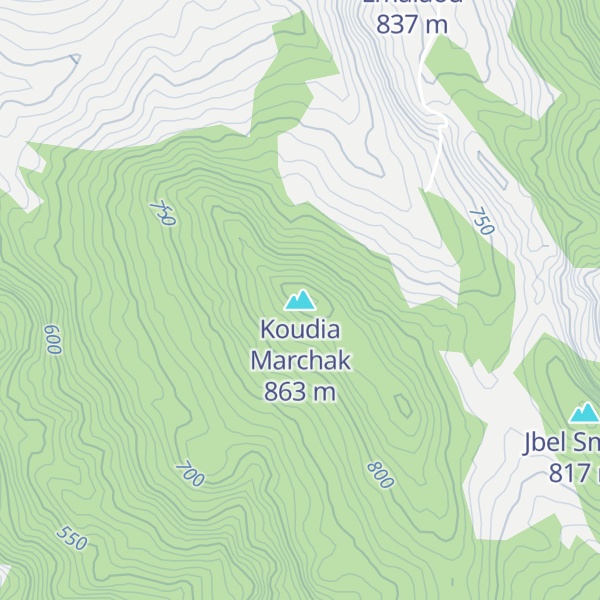 Map of Koudia Marchak
