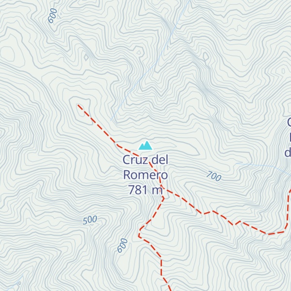 Map of Cruz del Romero