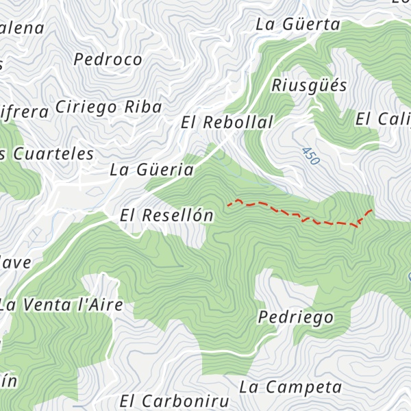 Map of Cabaña Isidora