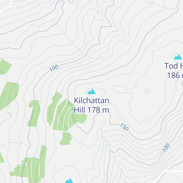 Map of Kilchattan Hill