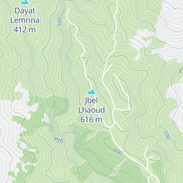 Map of Jbel Lhaoud