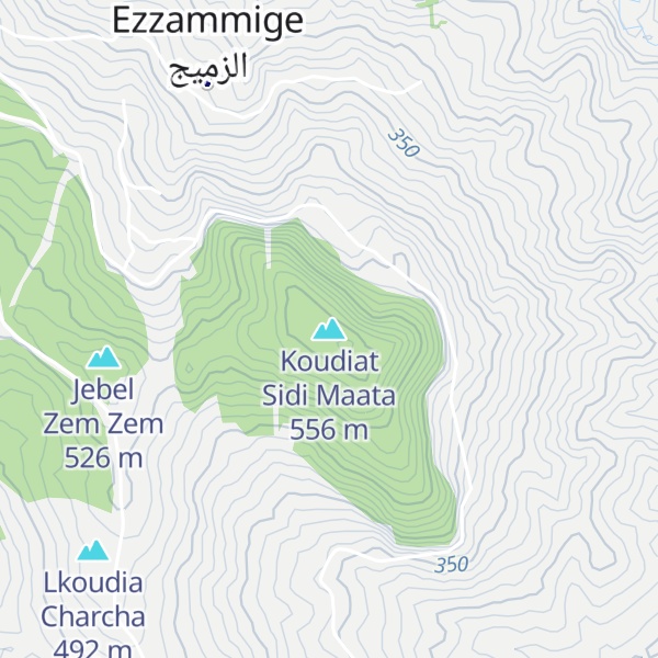 Map of Koudiat Sidi Maata