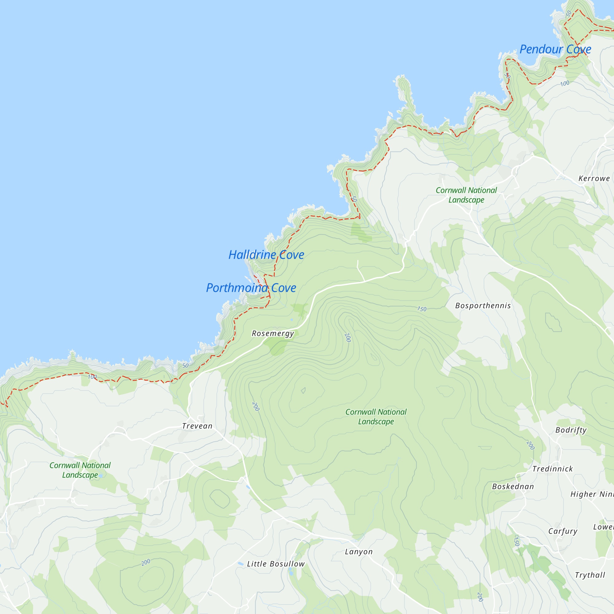 The Count House map