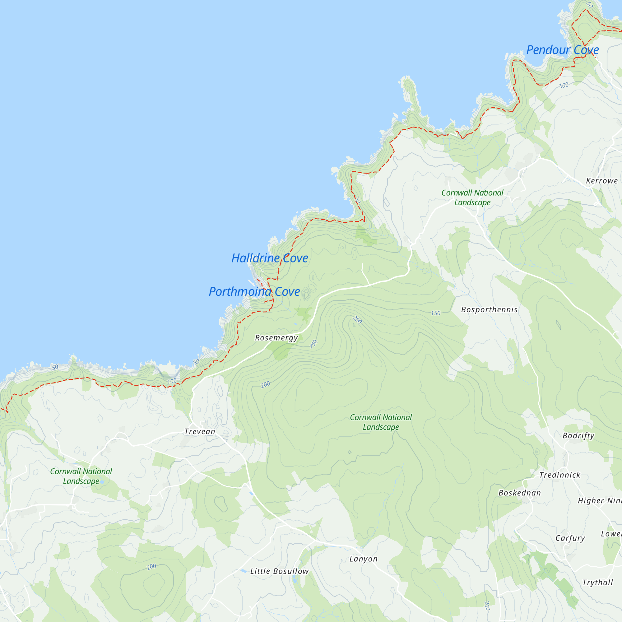 The Count House map
