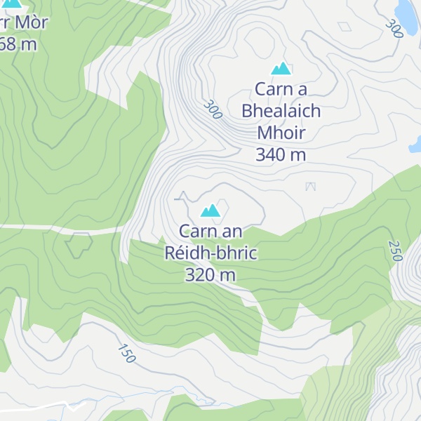 Map of Carn an Réidh-bhric