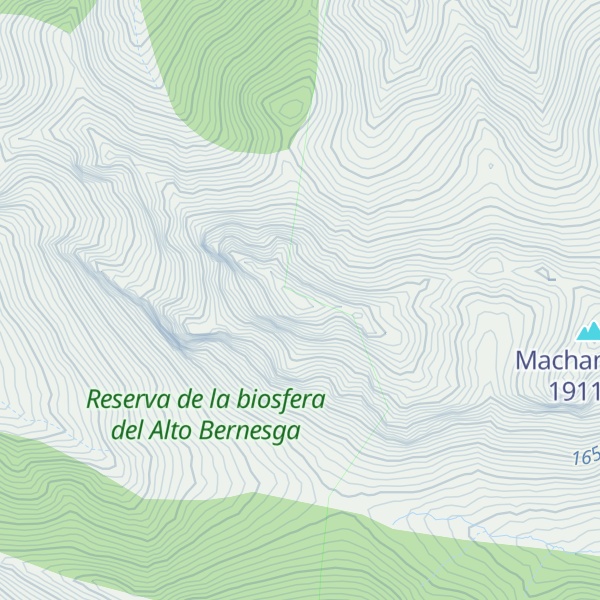 Map of Pico Machacado o Fontún