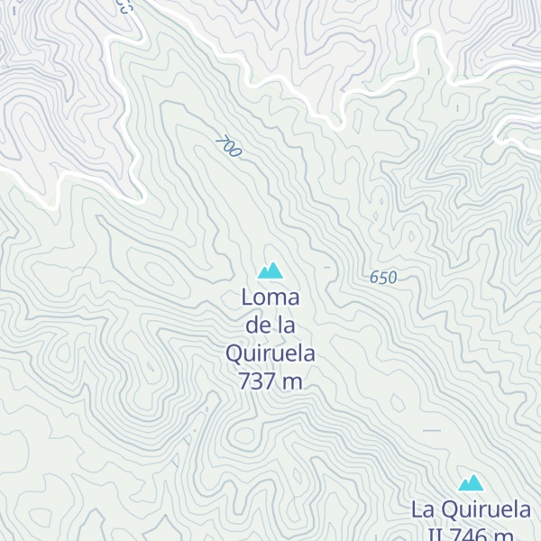 Map of Loma de la Quiruela