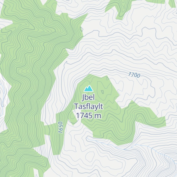 Map of Jbel Tasflaylt
