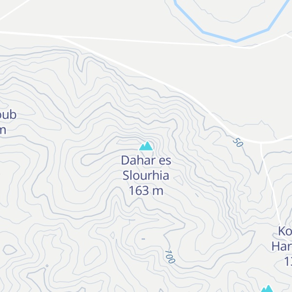 Map of Dahar es Slourhia