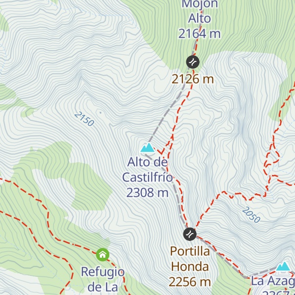 Map of Alto de Castilfrío