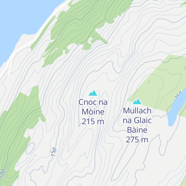 Map of Cnoc na Mòine