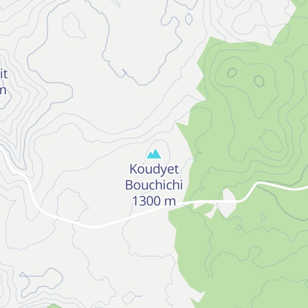 Map of Koudyet Bouchichi
