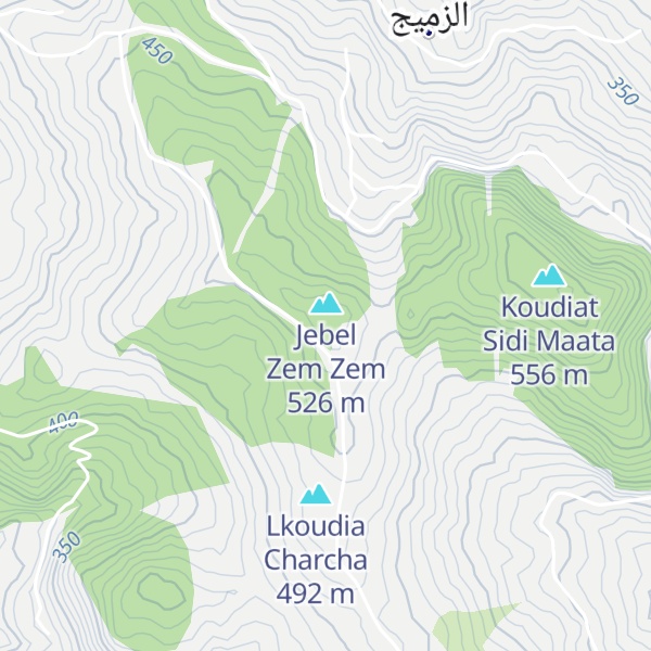 Map of Koudiat Qroud