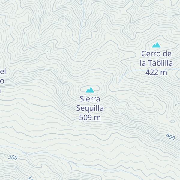 Map of Sierra Sequilla