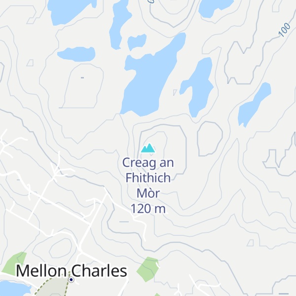 Map of Creag an Fhithich Mòr