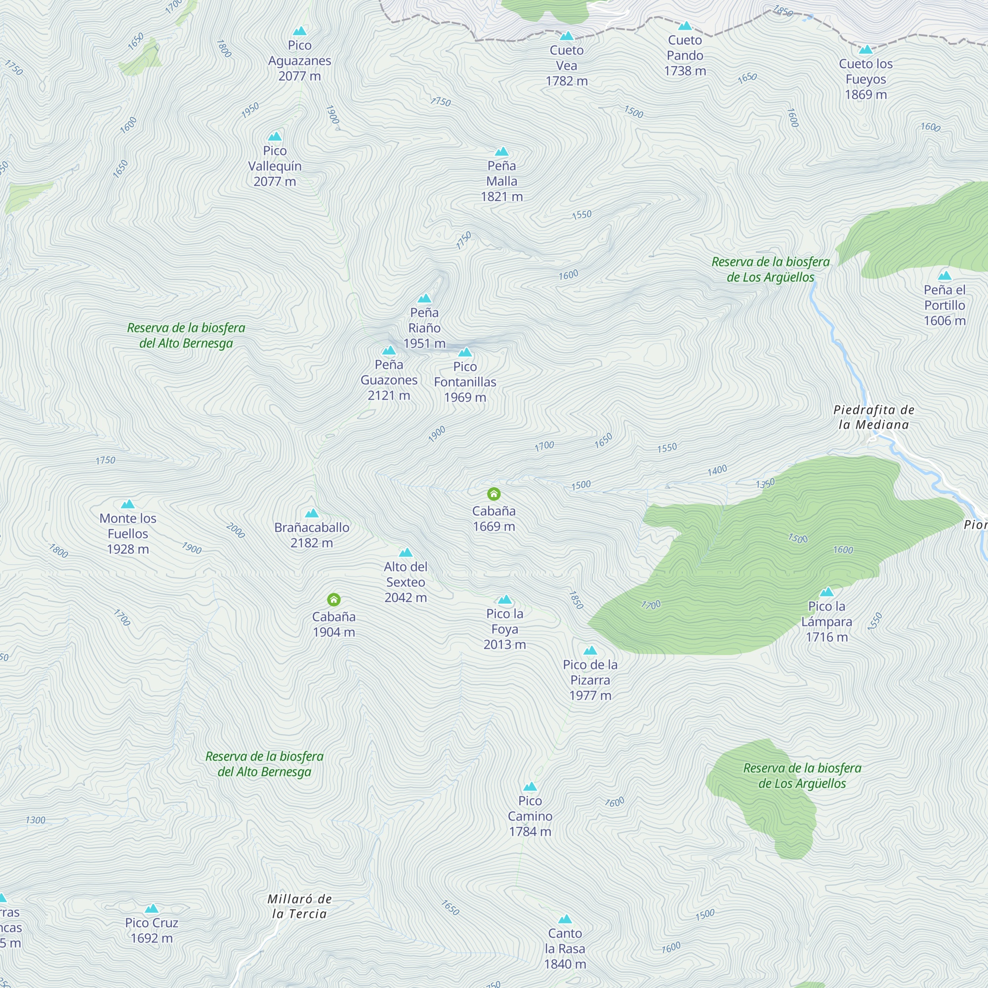 Cabaña map