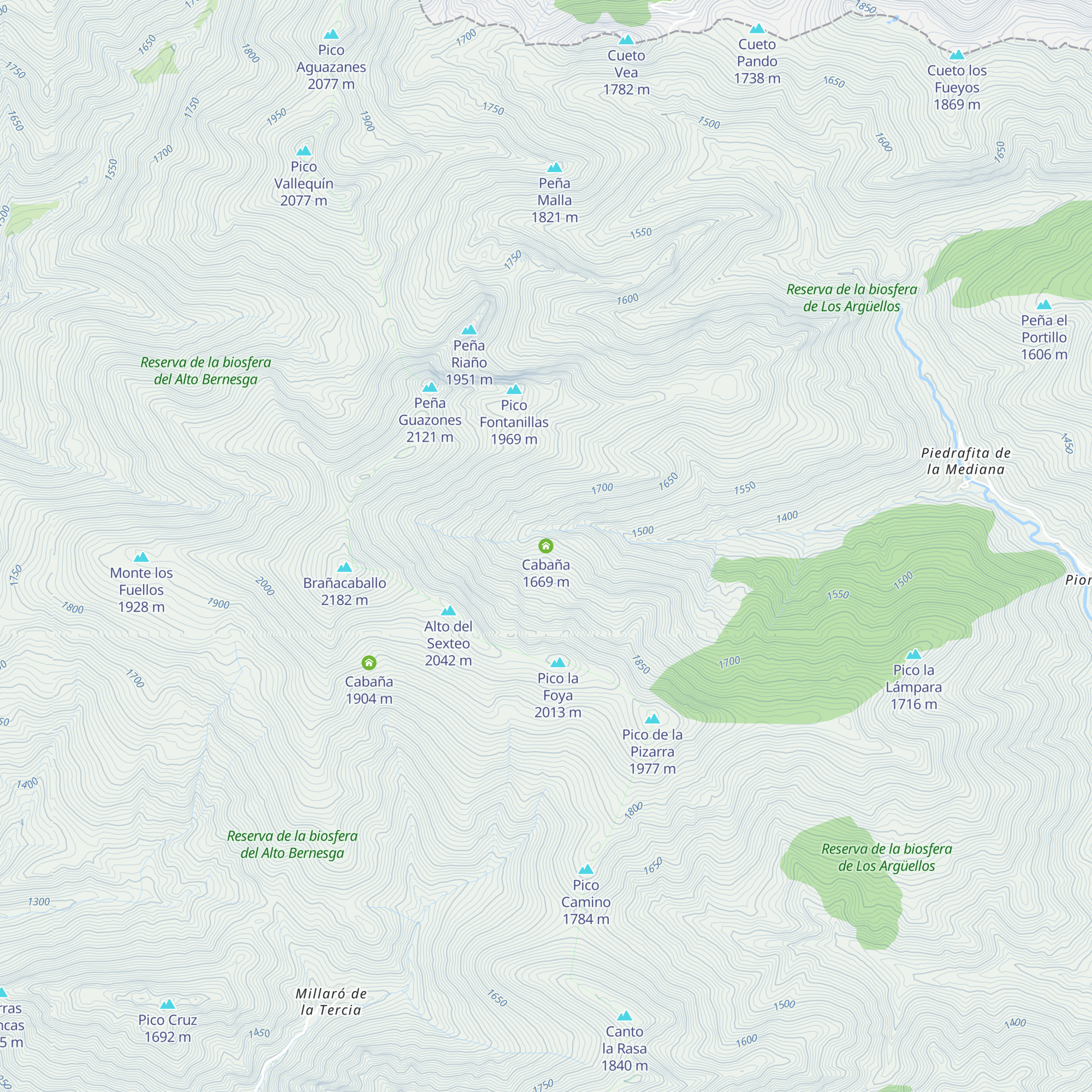 Cabaña map