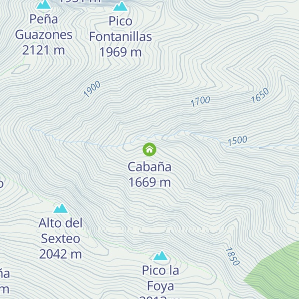 Map of Cabaña