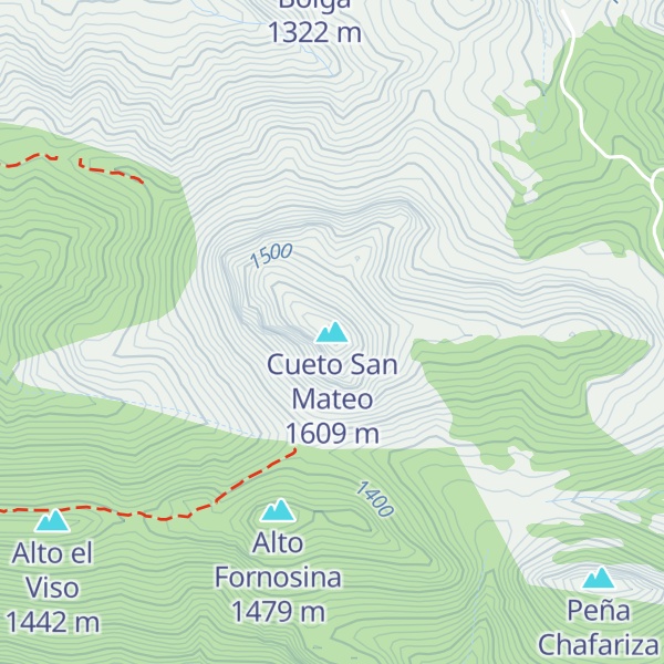 Map of Cueto San Mateo