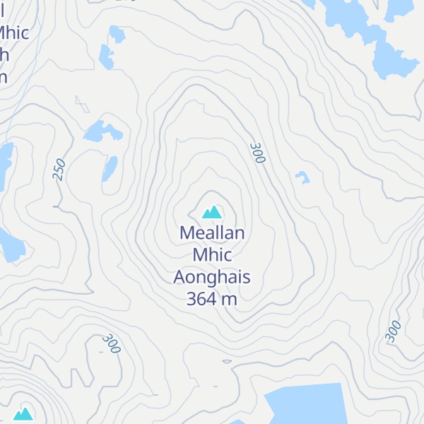 Map of Meallan Mhic Aonghais