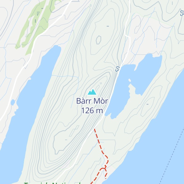 Map of Bàrr Mòr