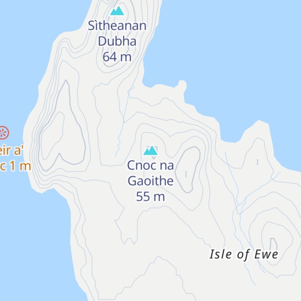 Map of Cnoc na Gaoithe