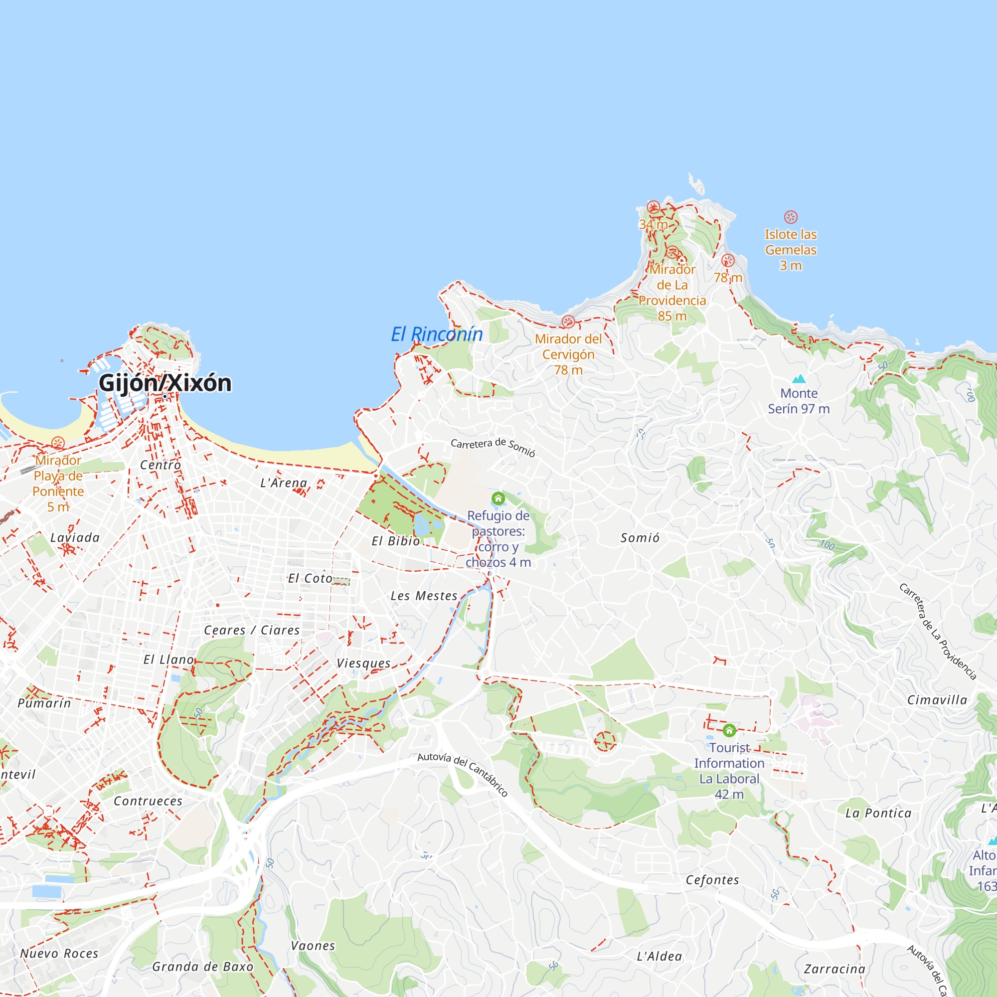 Refugio de pastores: corro y chozos map