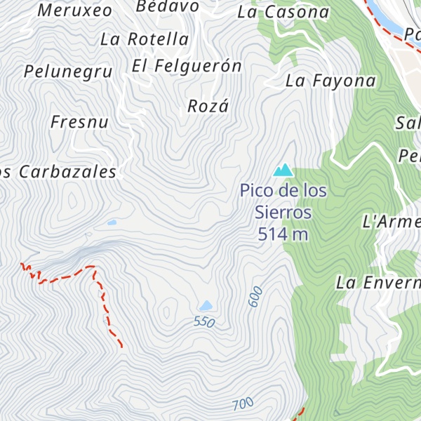 Map of Refugio de montaña