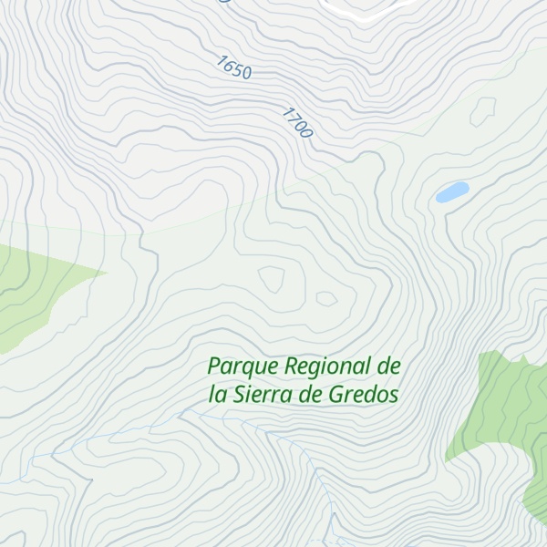 Map of Sierra del Trampal