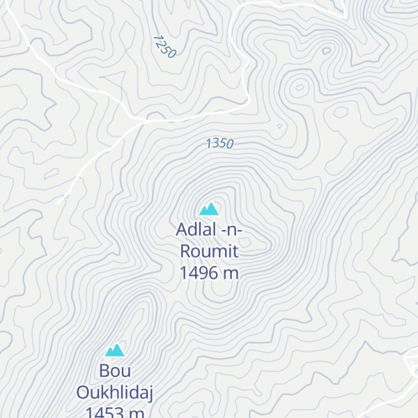 Map of Adlal -n-Roumit