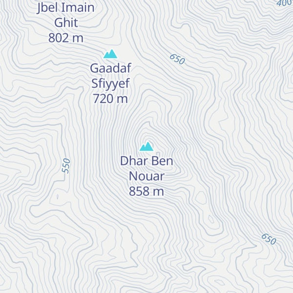 Map of Dhar Ben Nouar