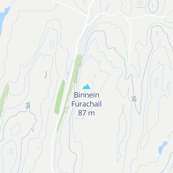 Map of Binnein Furachail