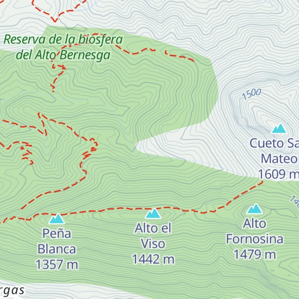 Map of Refugio Llanolespin